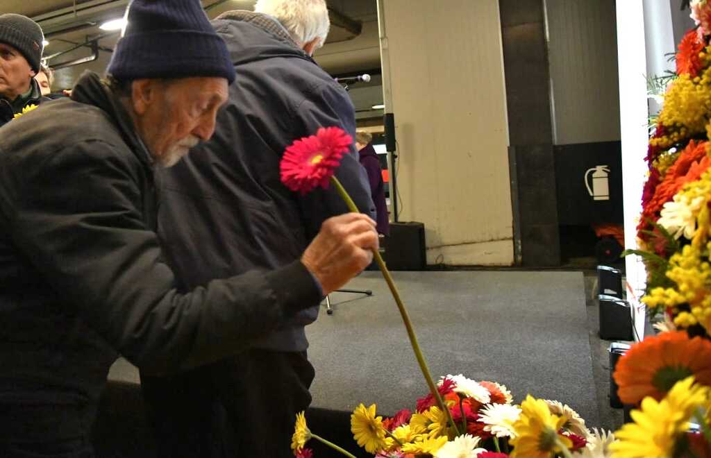 A la gare Termini de Rome, la mémoire de Modesta Valenti qui mourut faute de soins il y a 42 ans. 